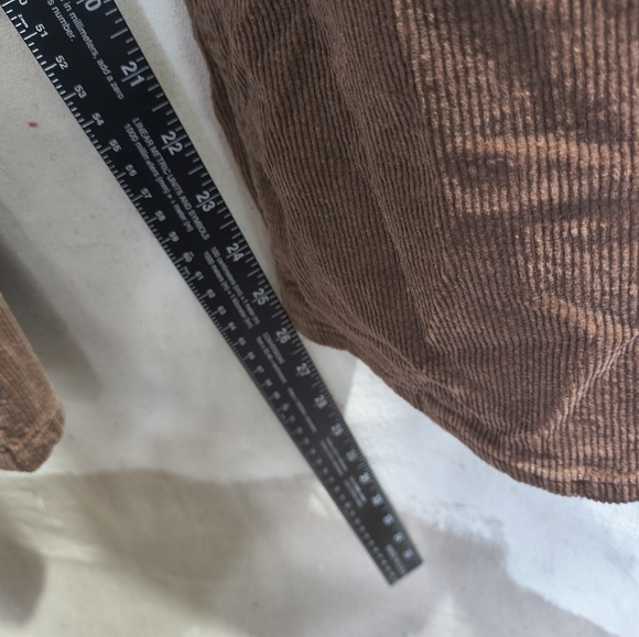 Shein Women's Xtra Small Brown Corduroy Flared Leg Jeans - Picture 4 of 9